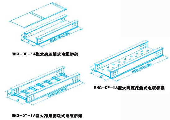 BHO-DC-T-P-1A型大跨距电缆桥架